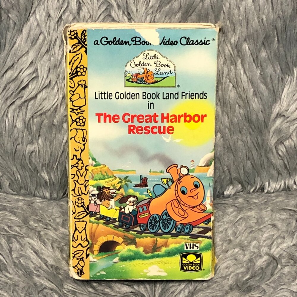 Little Golden Book Land Friends The Great Harbor Rescue VHS 1989